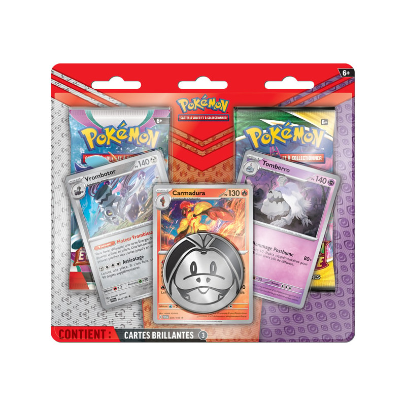 PACK 2 BOOSTERS OCTOBRE 2023 EV02/EB07 / CARTE POKEMON VF