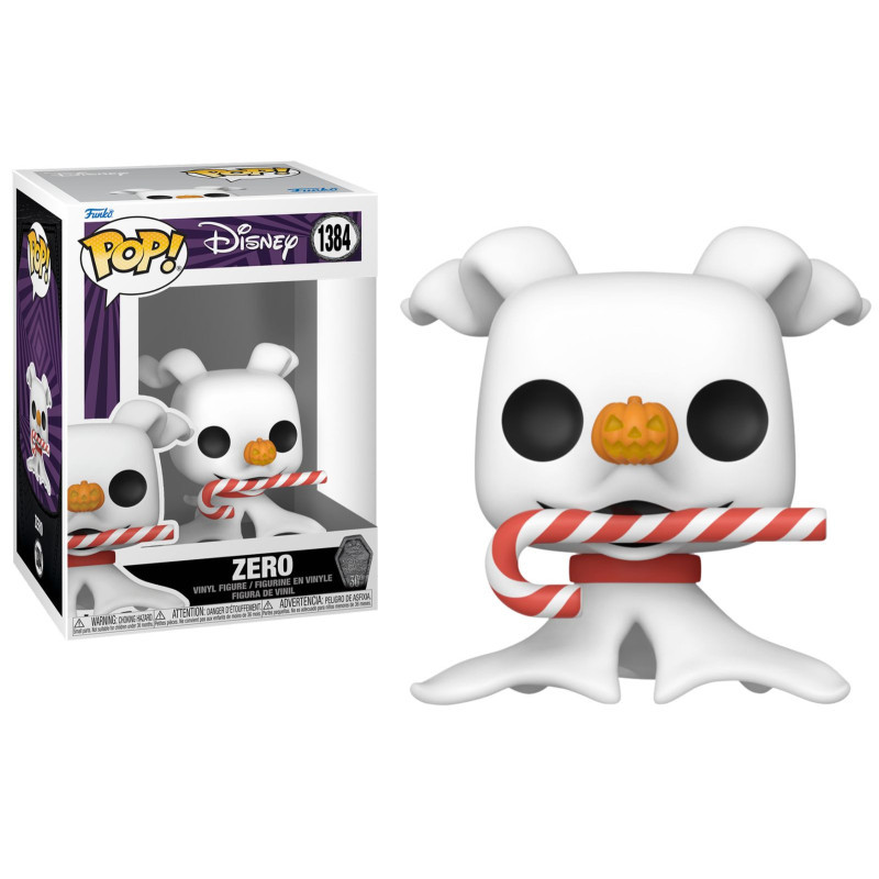 ZERO WITH CANDY CANE / LETRANGE NOEL DE MR JACK / FIGURINE FUNKO POP