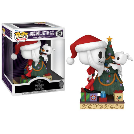 JACK SKELLINGTON AND ZERO WITH THREE / L'ETRANGE NOEL DE MR JACK / FIGURINE FUNKO POP