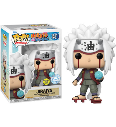 JIRAYA WITH RASENGAN / NARUTO / FIGURINE FUNKO POP / EXCLUSIVE SPECIAL EDITION / GITD