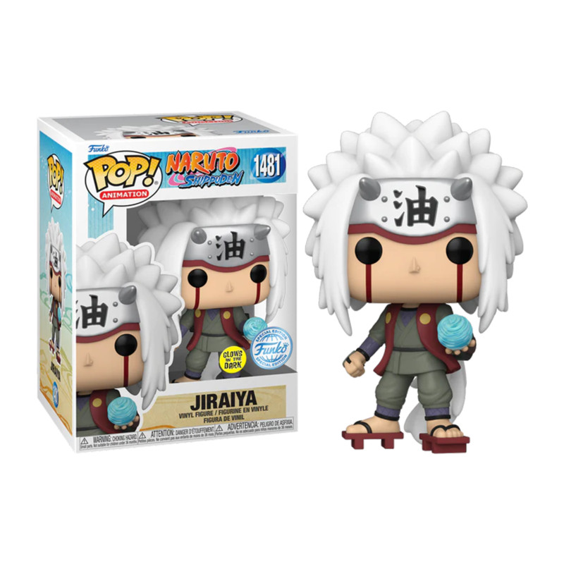 JIRAYA WITH RASENGAN / NARUTO / FIGURINE FUNKO POP / EXCLUSIVE SPECIAL EDITION / GITD