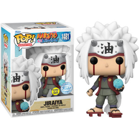 JIRAYA WITH RASENGAN / NARUTO / FIGURINE FUNKO POP / EXCLUSIVE SPECIAL EDITION / GITD