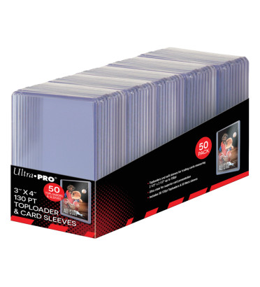 TOPLOADER 130PT ET CARDS SLEEVES X 50 / ULTRA PRO