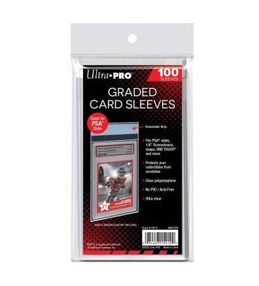 GRADED CARD SLEEVES X 100 / ULTRA PRO