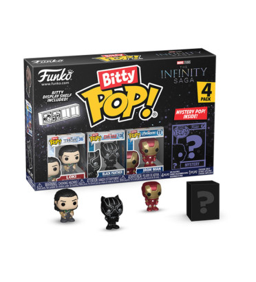 4-PACK LOKI / MARVEL / FUNKO BITTY POP