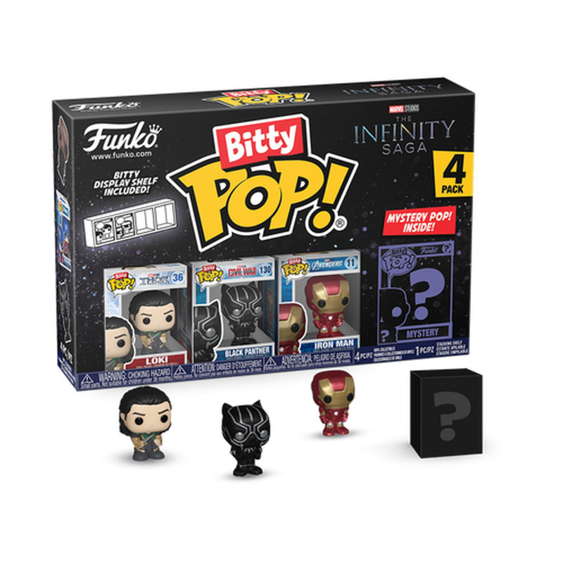 4-PACK LOKI / MARVEL / FUNKO BITTY POP