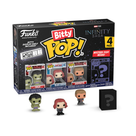 4-PACK HULK / MARVEL / FUNKO BITTY POP