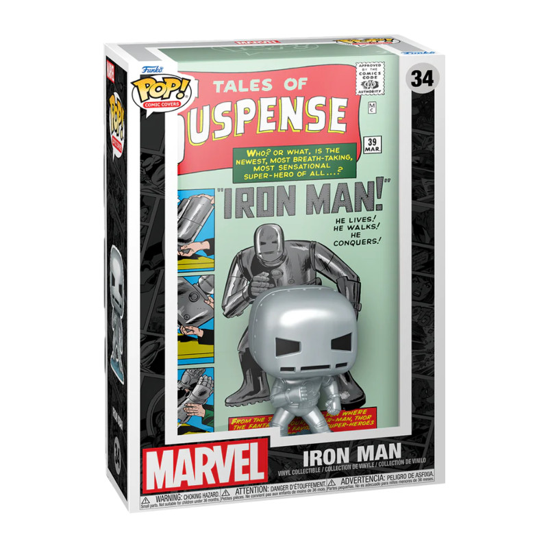 IRON MAN COMIC COVERS / TALES OF SUSPENSE / FIGURINE FUNKO POP