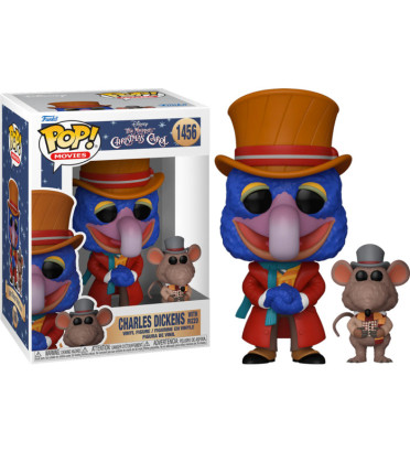 CHARLES DICKENS WITH RIZZO / THE MUPPET CHRISTMAS CAROL / FIGURINE FUNKO POP CHARLES DICKENS WITH RIZZO / THE MUPPET CHRISTMAS CAROL / FIGURINE FUNKO POP