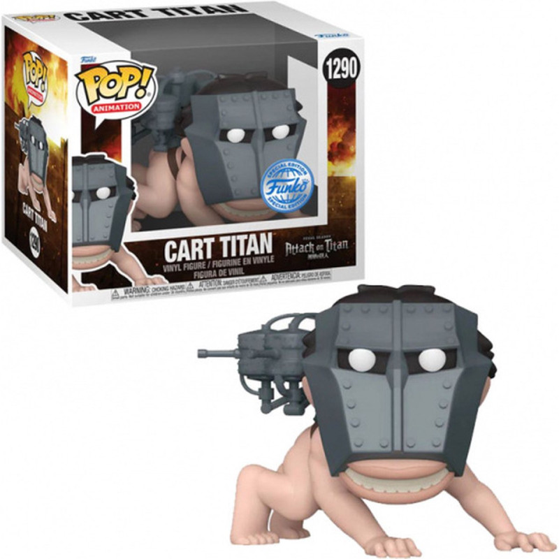 CART TITAN OVERSIZED / ATTACK ON TITAN / FIGURINE FUNKO POP