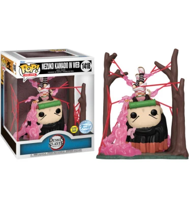 NEZUKO KAMADO IN WEB / DEMON SLAYER / FIGURINE FUNKO POP / EXCLUSIVE SPECIAL EDITION NEZUKO KAMADO IN WEB / DEMON SLAYER / FIGURINE FUNKO POP / EXCLUSIVE SPECIAL EDITION