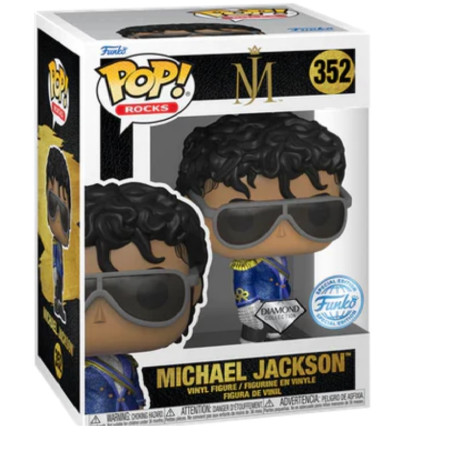 MICHAEL JACKSON 1984 / MICKAEL JACKSON / FIGURINE FUNKO POP / EXCLUSIVE SPECIAL EDITION / DIAMOND