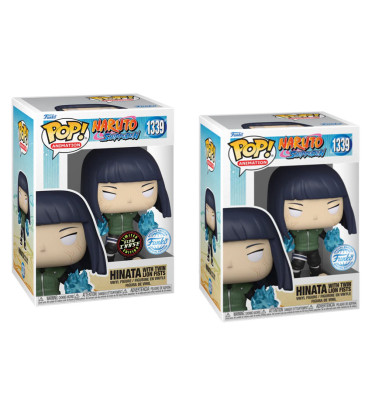 PACK 2 POPS HINATA WITH TWIN LION FISTS + CHASE / NARUTO / FIGURINE FUNKO POP / EXCLUSIVE SPECIAL EDITION
