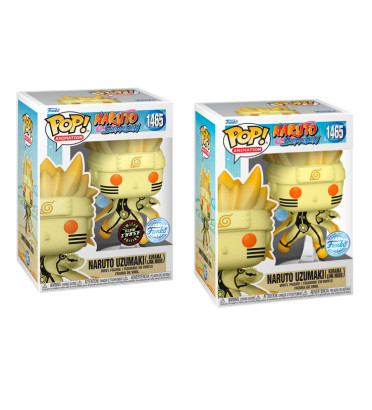 PACK 2 POP NARUTO UZUMAKI KURAMA LINK MODE + CHASE / NARUTO / FIGURINE FUNKO POP / EXCLUSIVE SPECIAL EDITION