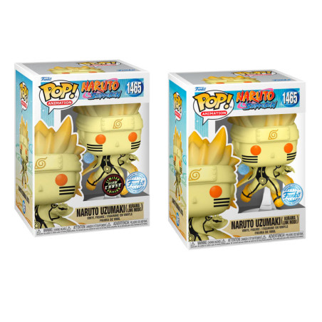 PACK 2 POP NARUTO UZUMAKI KURAMA LINK MODE + CHASE / NARUTO / FIGURINE FUNKO POP / EXCLUSIVE SPECIAL EDITION