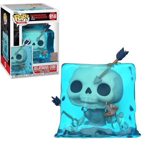 GELATINOUS CUBE BLUE / DUNGEONS AND DRAGONS / FIGURINE FUNKO POP / EXCLUSIVE WONDROUS 2023