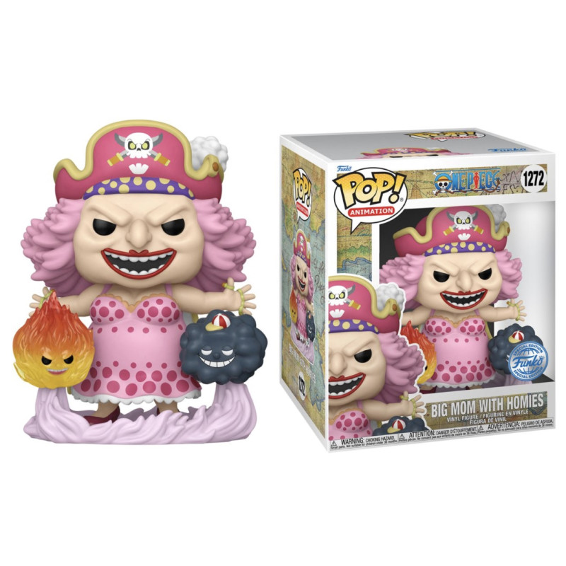 BIG MOM WITH HOMIES OVERSIZED / ONE PIECE / FIGURINE FUNKO POP / EXCLUSIVE SPECIAL EDITION