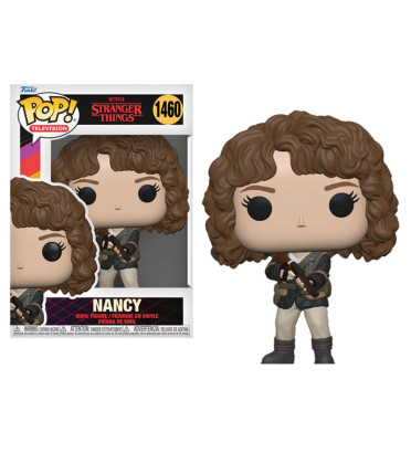 CHASSEUR NANCY AVEC SHOTGUN / STRANGER THINGS / FIGURINE FUNKO POP