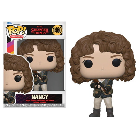 CHASSEUR NANCY AVEC SHOTGUN / STRANGER THINGS / FIGURINE FUNKO POP