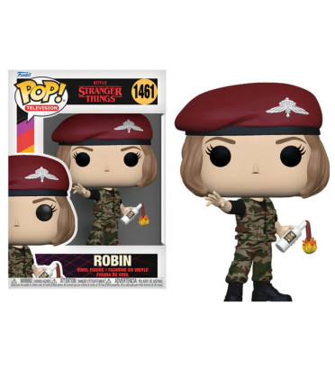 CHASSEUR ROBIN AVEC COCKTAIL / STRANGER THINGS / FIGURINE FUNKO POP