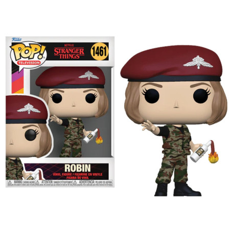 CHASSEUR ROBIN AVEC COCKTAIL / STRANGER THINGS / FIGURINE FUNKO POP