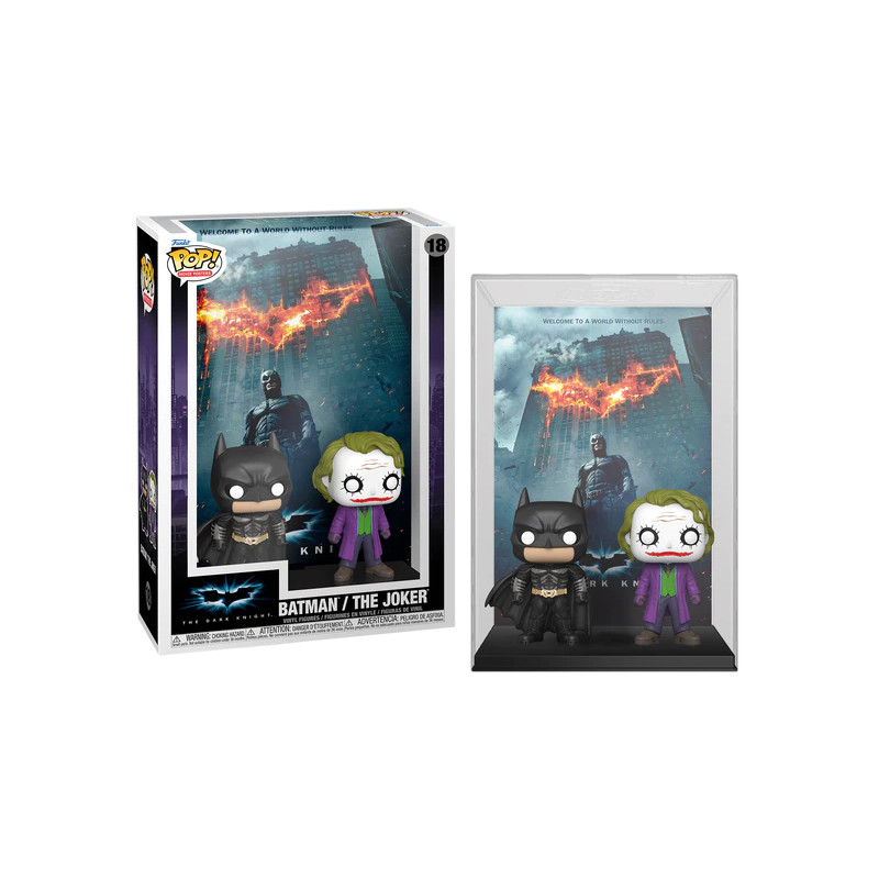 BATMAN ET JOKER MOVIE POSTERS / THE DARK NIGHT / FIGURINE FUNKO POP