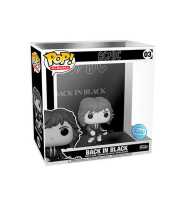 BACK IN BLACK NOIR ET BLANC / ACDC / FIGURINE FUNKO POP / EXCLUSIVE SPECIAL EDITION