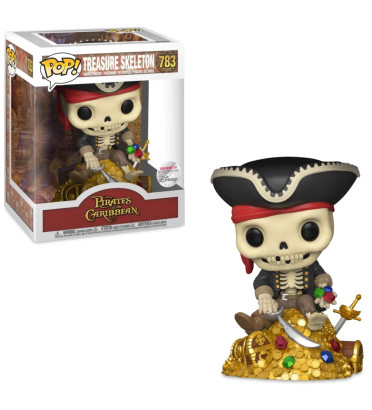 TREASURE SKELETON / PIRATES DES CARAIBES / FIGURINE FUNKO POP / EXCLUSIVE DISNEY