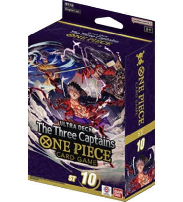 ULTRA DECK ONE PIECE THE THREE CAPTAINS ST-10 / CARTE VERSION ANGLAISE