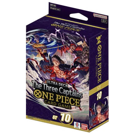 ULTRA DECK ONE PIECE THE THREE CAPTAINS ST-10 / CARTE VERSION ANGLAISE