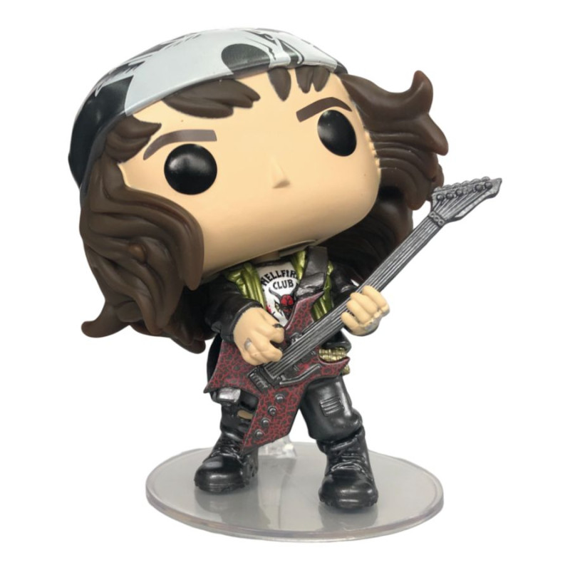 CHASSEUR EDDIE WITH GUITAR METALLIC / STRANGER THINGS / FIGURINE FUNKO POP / EXCLUSIVE SPECIAL EDITION