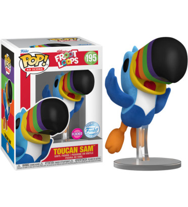 TOUCAN SAM / FROOT LOOPS / FIGURINE FUNKO POP / EXCLUSIVE SPECIAL EDITION / FLOCKED TOUCAN SAM / FROOT LOOPS / FIGURINE FUNKO POP / EXCLUSIVE SPECIAL EDITION / FLOCKED