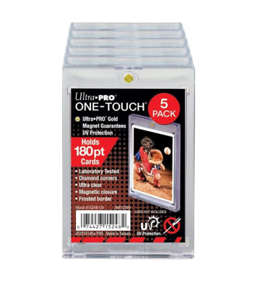 LOT DE 5 ONE TOUCH MAGNETIC HOLDER 180PT / ULTRA PRO