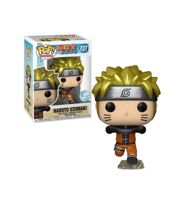 NARUTO UZUMAKI RUNNING METALLIC / NARUTO / FIGURINE FUNKO POP / EXCLUSIVE SPECIAL EDITION