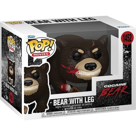 BEAR WITH LEG / COCAINE BEAR / FIGURINE FUNKO POP