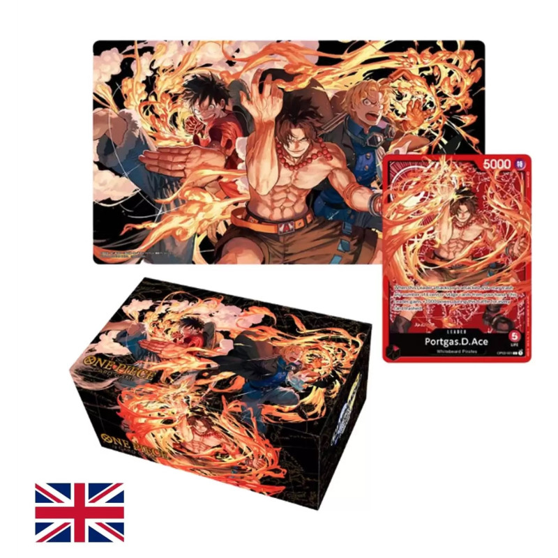 COFFRET ONE PIECE SPECIAL GOODS SET ACE/SABO/LUFFY / CARTE VERSION ANGLAISE