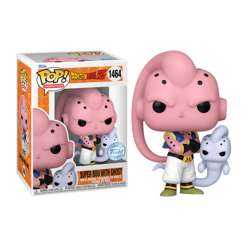 SUPER BUU WITH GHOST / DRAGON BALL Z / FIGURINE FUNKO POP / EXCLUSIVE SPECIAL EDITION