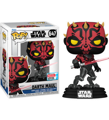 CYBERNETIC DARTH MAUL / STAR WARS THE CLONE WARS / FIGURINE FUNKO POP / EXCLUSIVE NYCC 2023