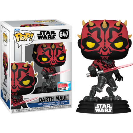 CYBERNETIC DARTH MAUL / STAR WARS THE CLONE WARS / FIGURINE FUNKO POP / EXCLUSIVE NYCC 2023