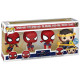 4 PACK SPIDER-MAN / SPIDER-MAN NO WAY HOME / FIGURINE FUNKO POP / EXCLUSIVE SPECIAL EDITION