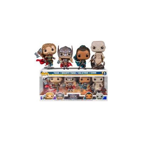 4 PACK THOR LOVE AND THUNDER / THOR LOVE AND THUNDER / FIGURINE FUNKO POP / EXCLUSIVE SPECIAL EDITION