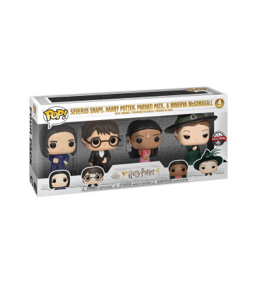 4 PACK HARRY POTTER YULE / HARRY POTTER / FIGURINE FUNKO POP / EXCLUSIVE SPECIAL EDITION