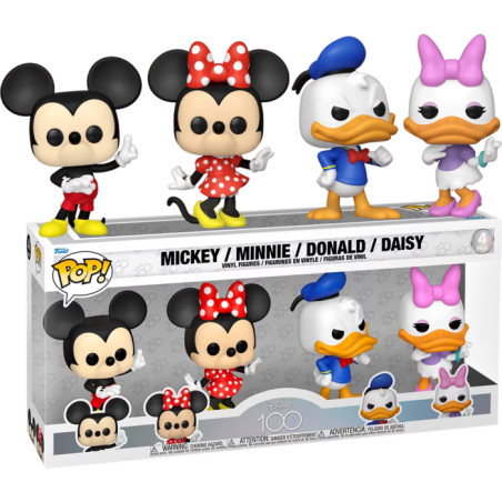 4 PACK MICKEY AND FRIENDS / MICKEY AND FRIENDS / FIGURINE FUNKO POP / EXCLUSIVE SPECIAL EDITION