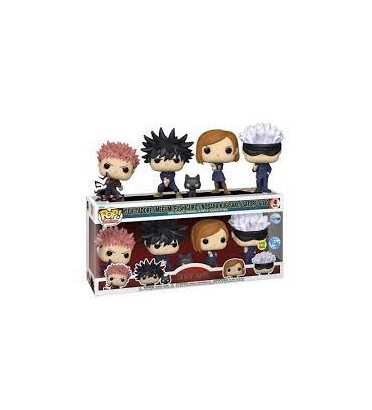 4 PACK JUJUTSU KAISEN / JUJUTSU KAISEN / FIGURINE FUNKO POP / EXCLUSIVE SPECIAL EDITION