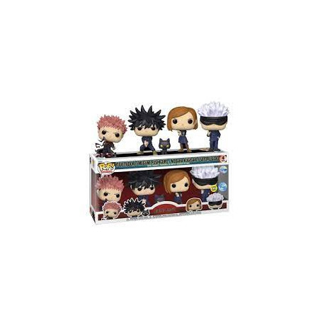 4 PACK JUJUTSU KAISEN / JUJUTSU KAISEN / FIGURINE FUNKO POP / EXCLUSIVE SPECIAL EDITION