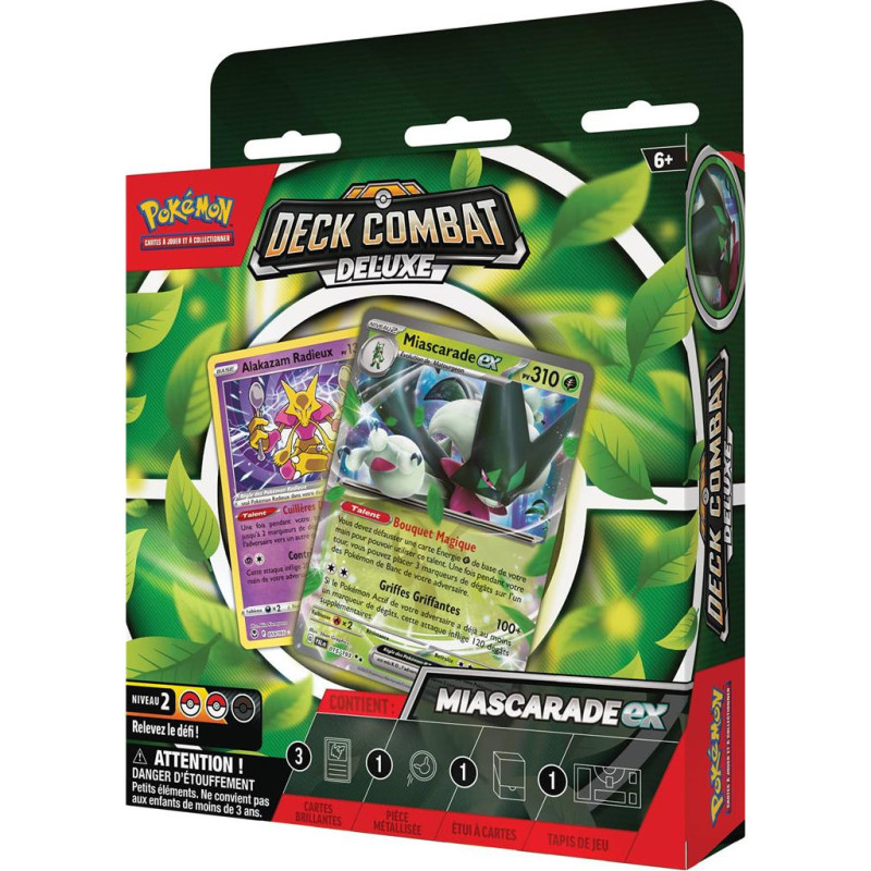 DECK COMBAT DE LUXE MIASCARADE EX / CARTE POKEMON VF