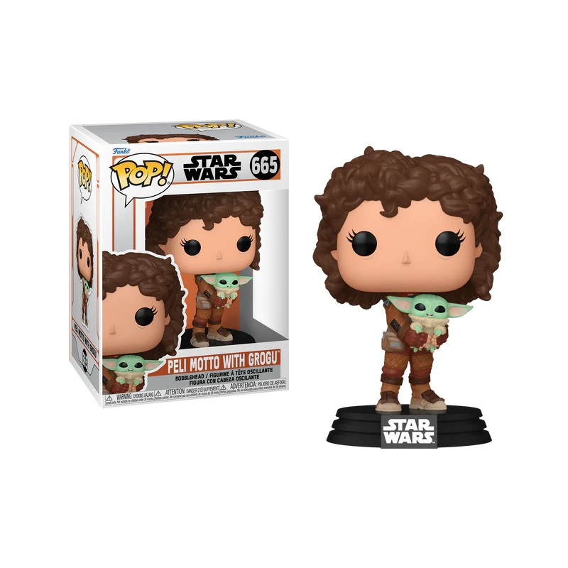 PELI MOTTO WITH GROGU / STAR WARS THE MANDALORIAN / FIGURINE FUNKO POP