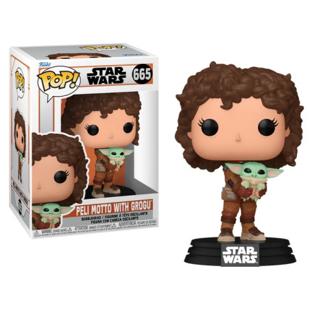 PELI MOTTO WITH GROGU / STAR WARS THE MANDALORIAN / FIGURINE FUNKO POP