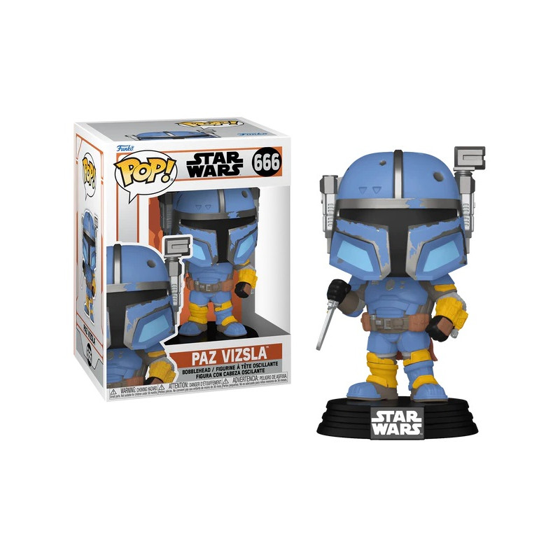 PAZ VIZSLA / STAR WARS THE MANDALORIAN / FIGURINE FUNKO POP