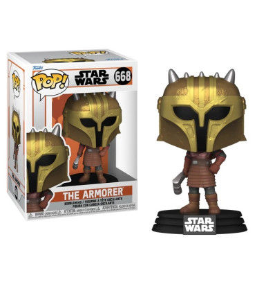 THE ARMORER WITH HAMMER / STAR WARS THE MANDALORIAN / FIGURINE FUNKO POP